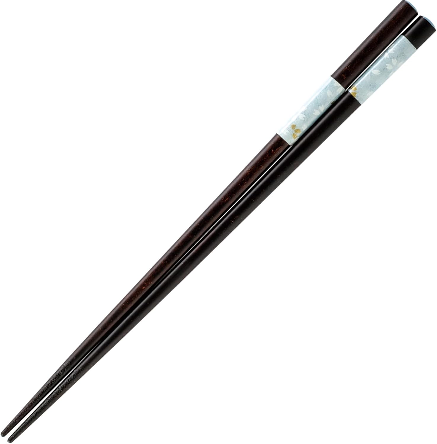 Sunlife H-06970 Cherry Blossom Chopsticks, Adult, Long, Dishwasher Safe, 9.1 inches (23 cm), Natural Wood, Floral, Light Blue, Made in Japan