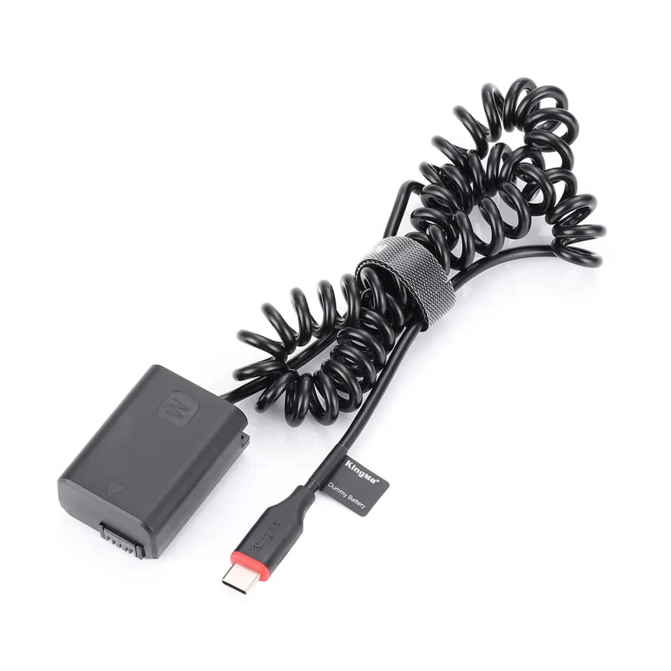 SSK NP-FW50 Dummy Battery with Type C Input Adapter Cable (Works with PD/QC Powerbanks (20W to 65w)) Compatible with Sony A7 A7R2 A7M2 A6300 A6000 A6500 etc,Black (B0BT9W4DWB) Amazon Price History, Amazon Price Tracker