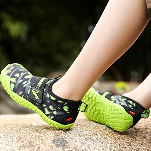 Image of UBFEN Water Shoes for Kids Boys Girls Aqua Socks Barefoot Beach Sports Swim Pool Quick Dry Lightweight Toddler Little Big Kid | Lightweight, Barefoot-style, Perfect for Water parks, Beach, Pool, Kayak, Creek Hiking, Camping, Toddler, Little Kid, Big Kid