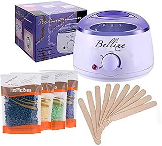 Waxing Kit for Hair Removal, Professional Wax Warmer Pot Home Self-Waxing Spa