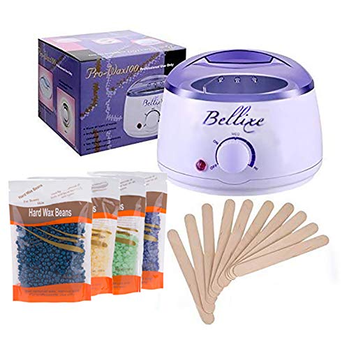 Waxing Kit for Hair Removal, Professional Wax Warmer Pot Home Self-Waxing Spa