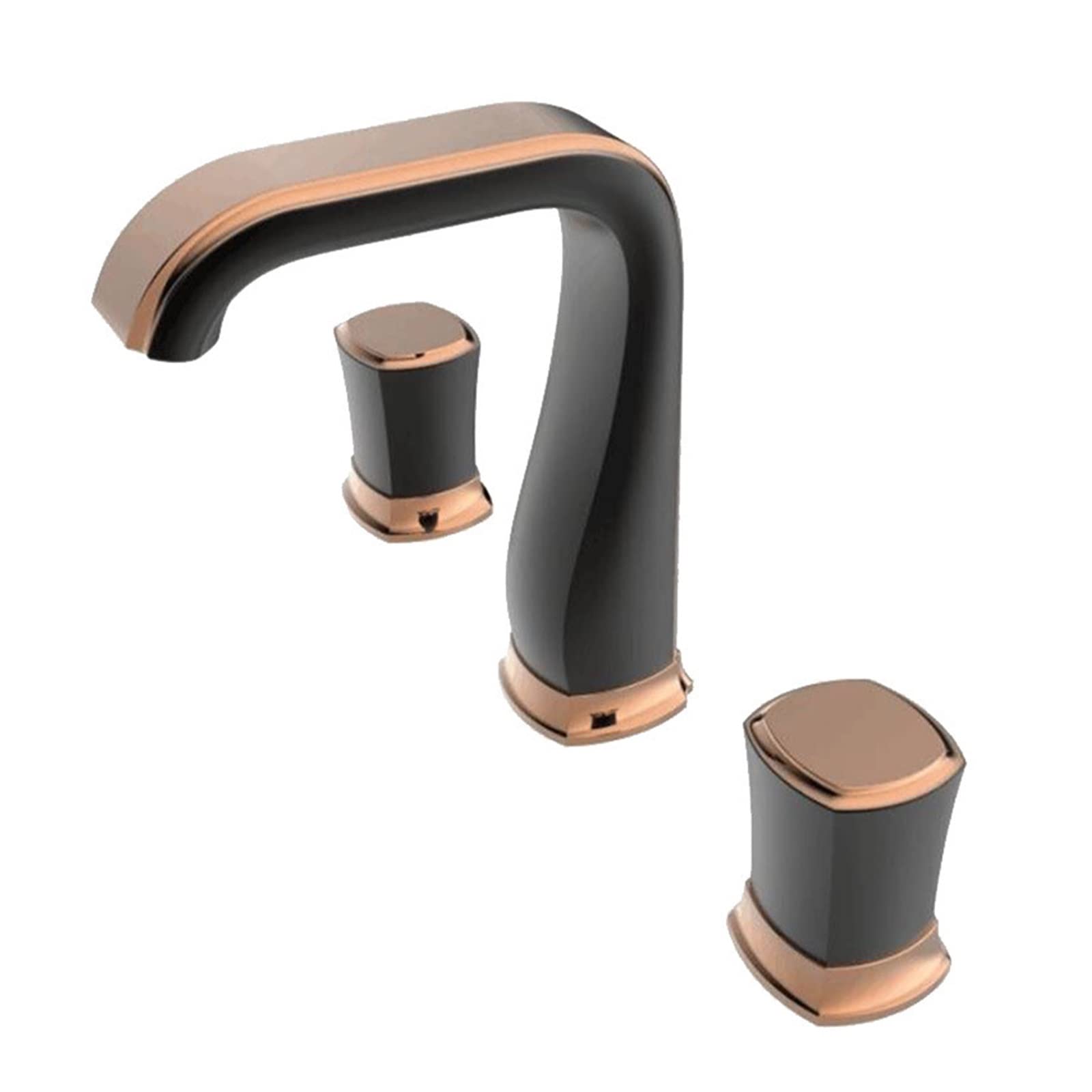 BHFPFZA Stainless Steel Kitchen Sink Faucet Mixer Tap Swivel Single Lever Design Bathroom Sink Faucet with Fittings Modern Plating h and Slish