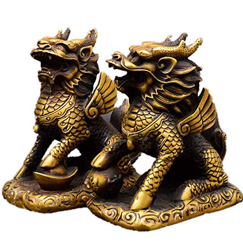 Statue animal H3TF5J en pur cuivre pour décoration intérieure de maison