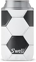 Vista 13 de S'well Enfriador de bebidas de acero inoxidable, se adapta a latas y botellas de 12 onzas, punto de partido, recipiente aislado al vacío de triple