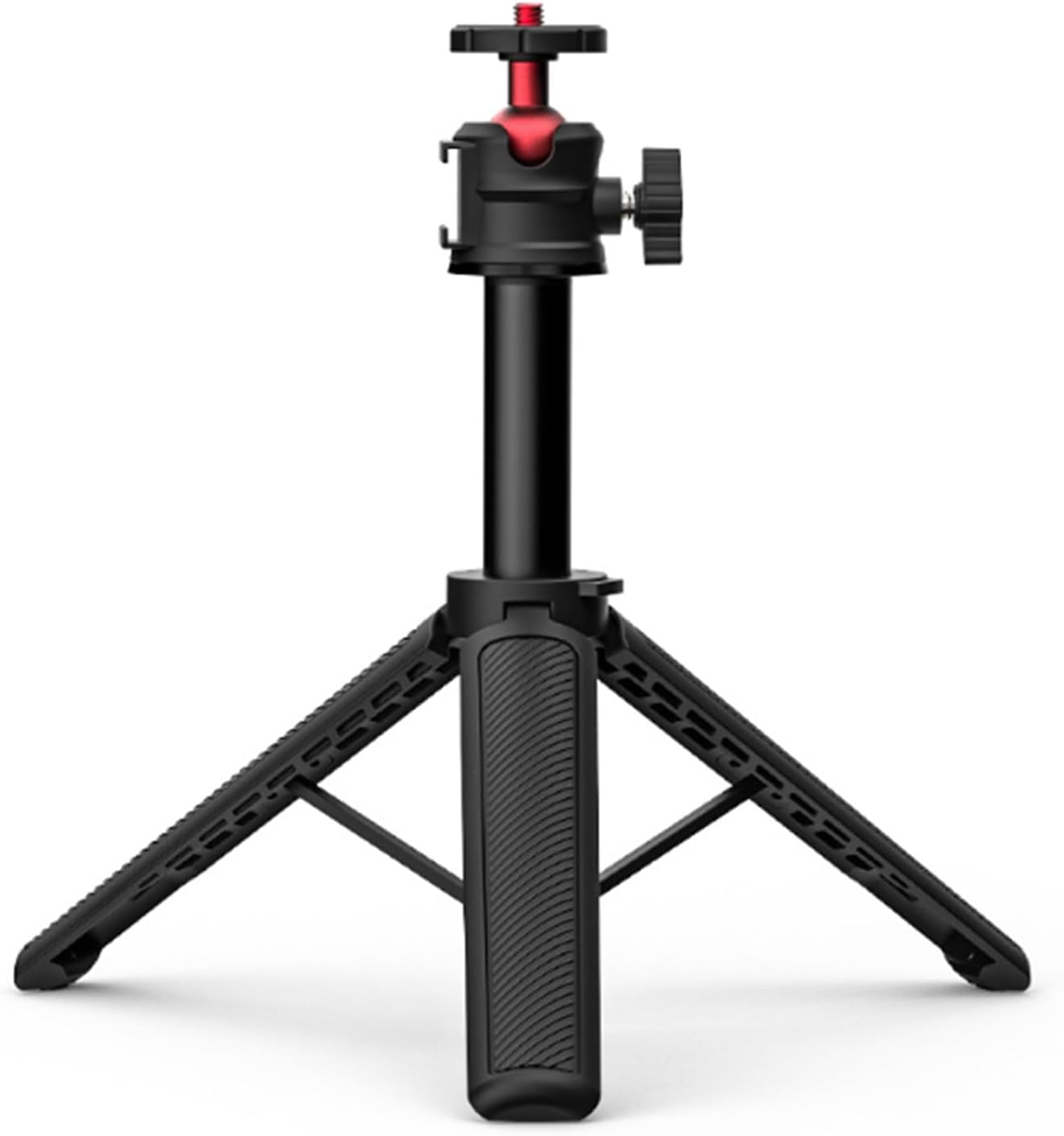 Generic Desktop Tripod Stand 2 in 1 Design Extendable for Vlogging Selfies Travel or On-The-Go Content Creation 360 Ball Head Cold Shoe Mount for DSLR Camera Smartphone, Mini Aluminum Alloy Portable