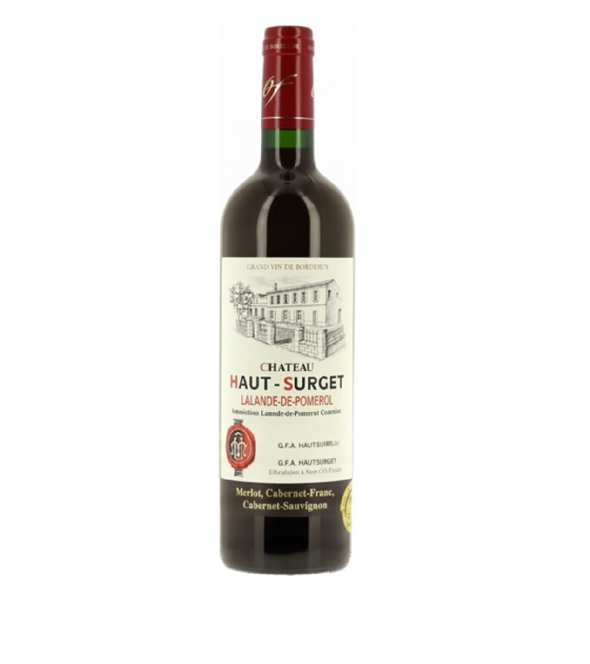 Château Haut Surget - AOP Lalande de Pomerol - Vin Rouge - 6x75cl