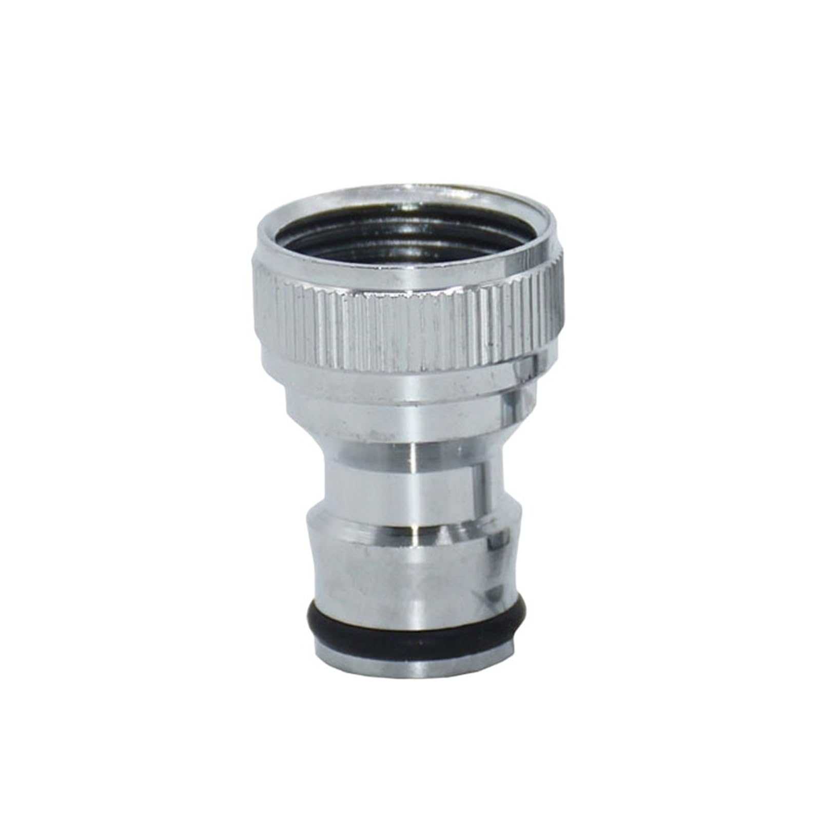 Hwww Women's 1I2 Silver 1/2" 3/4" Quick Connector Nipple Brass Tap Fitting Garden Tap Copper Adapter 1Pcs