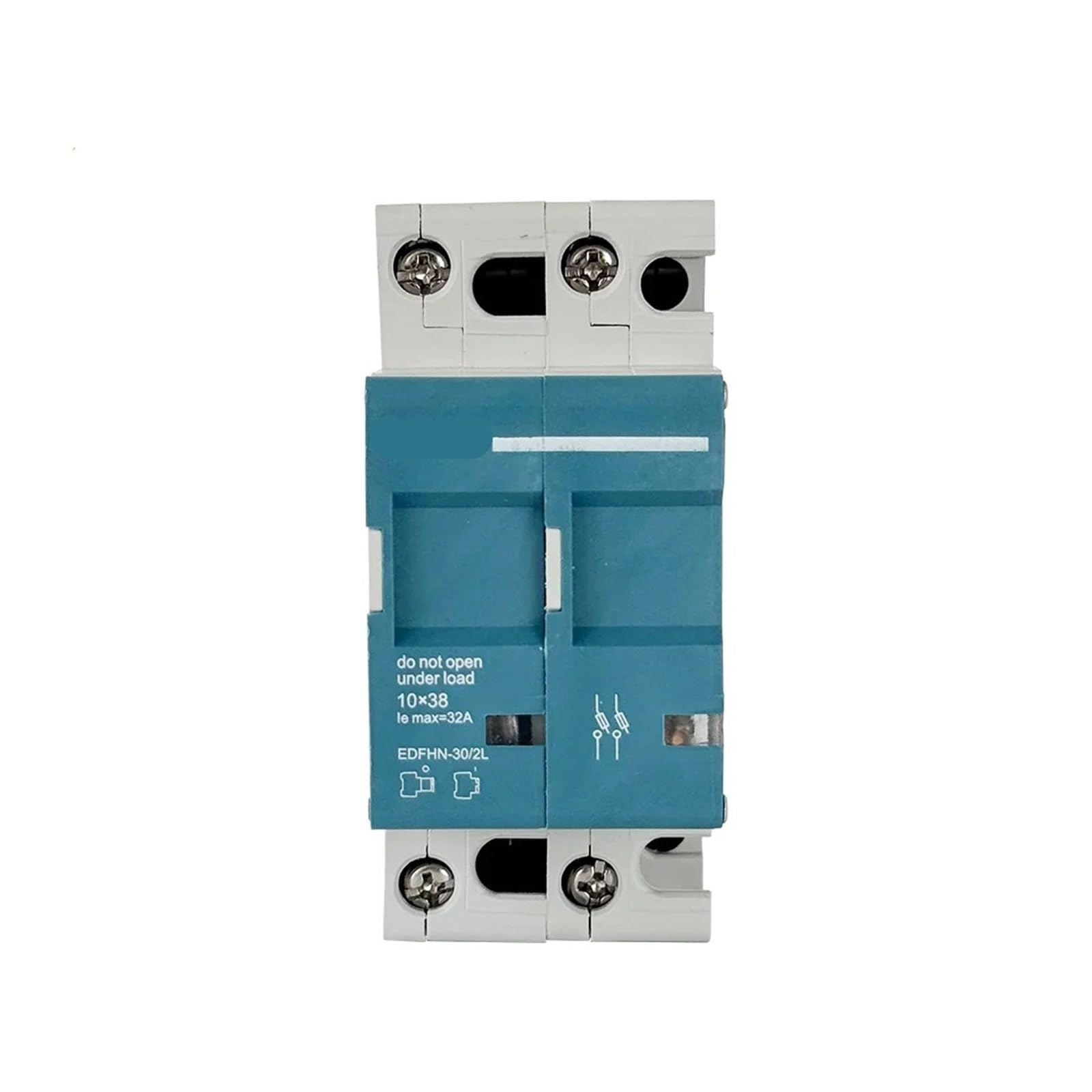 Portafusibile fotovoltaico solare Portafusibile CC 2P con luce, parallelo 10 * 38mm ad alta tensione solare fotovoltaica 1000V 32A Base fotovoltaico