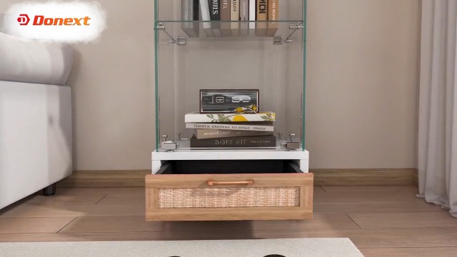 Amazon.co.jp: ガラスディスプレイキャビネット コレクションケース 4