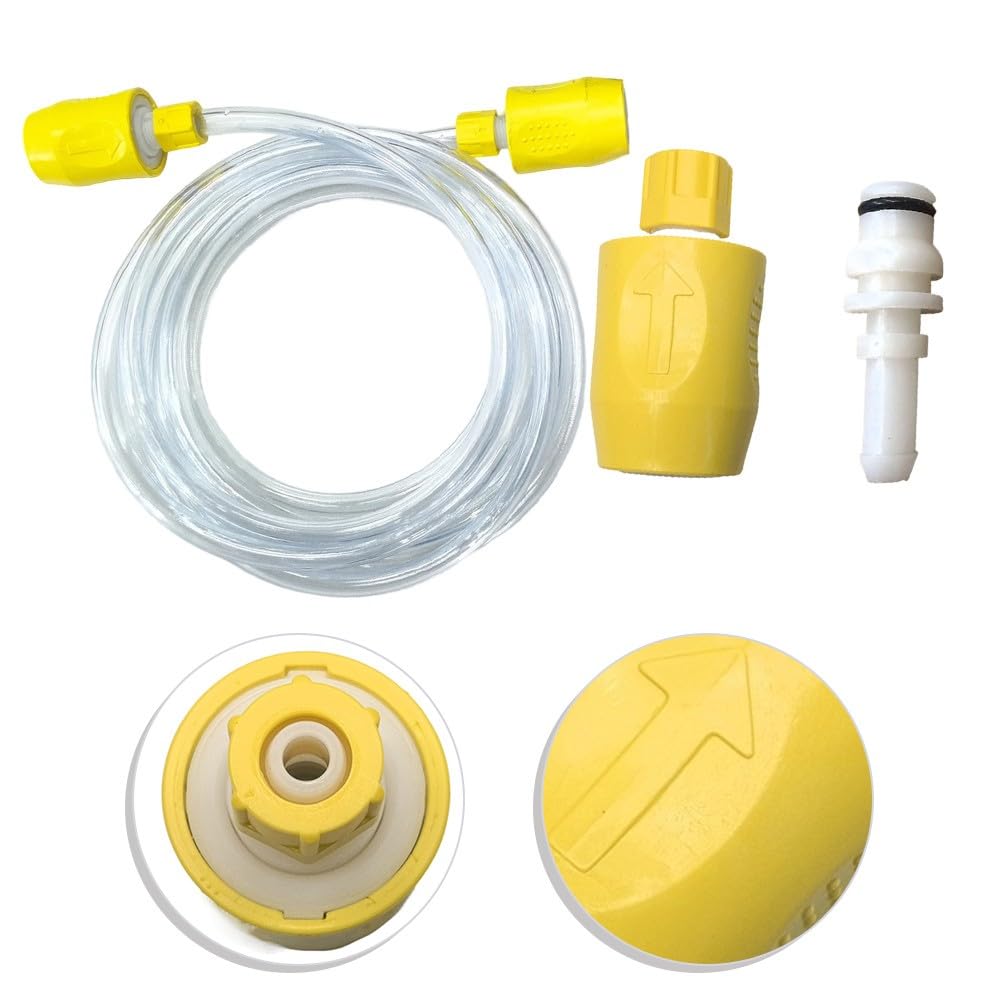 Limpiador de vapor para conectores de manguera de repuesto con tubo de 2,5 m para piezas de limpieza Puzzi 8/1 10/1