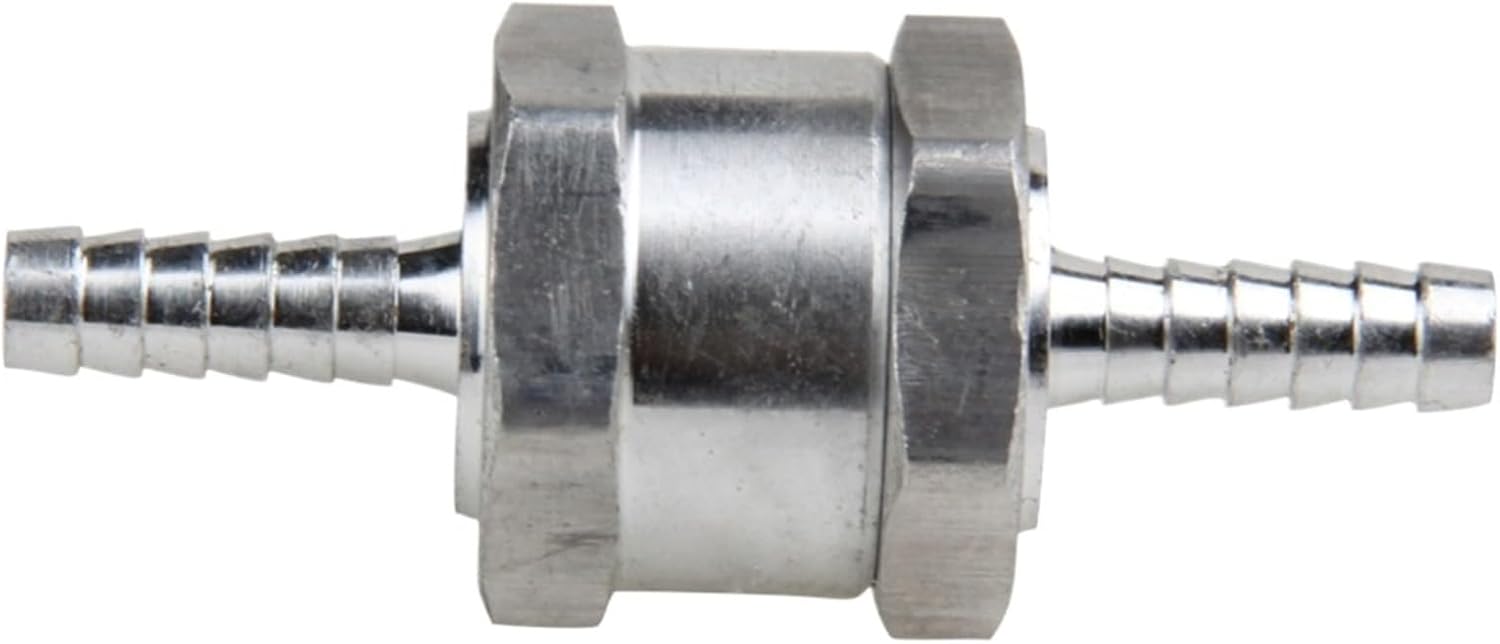 1pcs 6mm Aluminium 1-Way Non-Return Check Valve