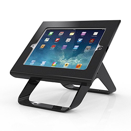 Beelta Tablet Stand for iPad 5th/6th,Pro 9.7,Air 1 2,iPad 2 3 4, Swivel 270°, Anti Theft Key Lock Security,Black,BSC301B