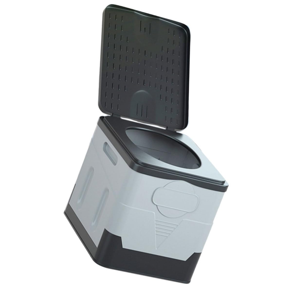 Operitacx Faltbare Tragbare Toilette für Outdoor und Notfälle aus PP mit Tragfähigkeit und Verschleißfest als Mobile Campingtoilette