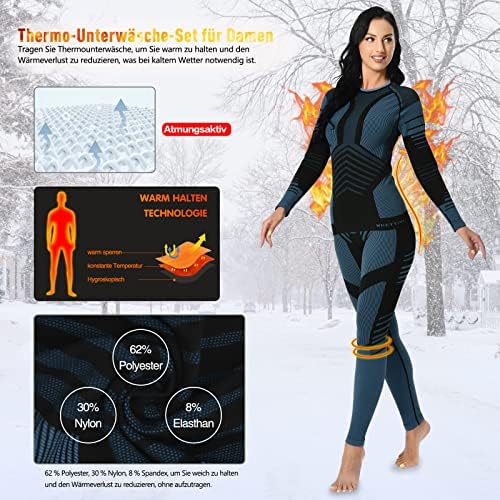 Thermisch Ondergoed voor Dames, Groot Formaat, Winterwarm