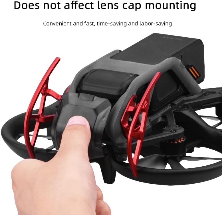 Miniatura 3 de Avata Drone Gimbal Bumper para DJI Avata FPV Drone, PTZ Gimbal Cámara Protección Bar Anti-Colisión Accesorios (negro)