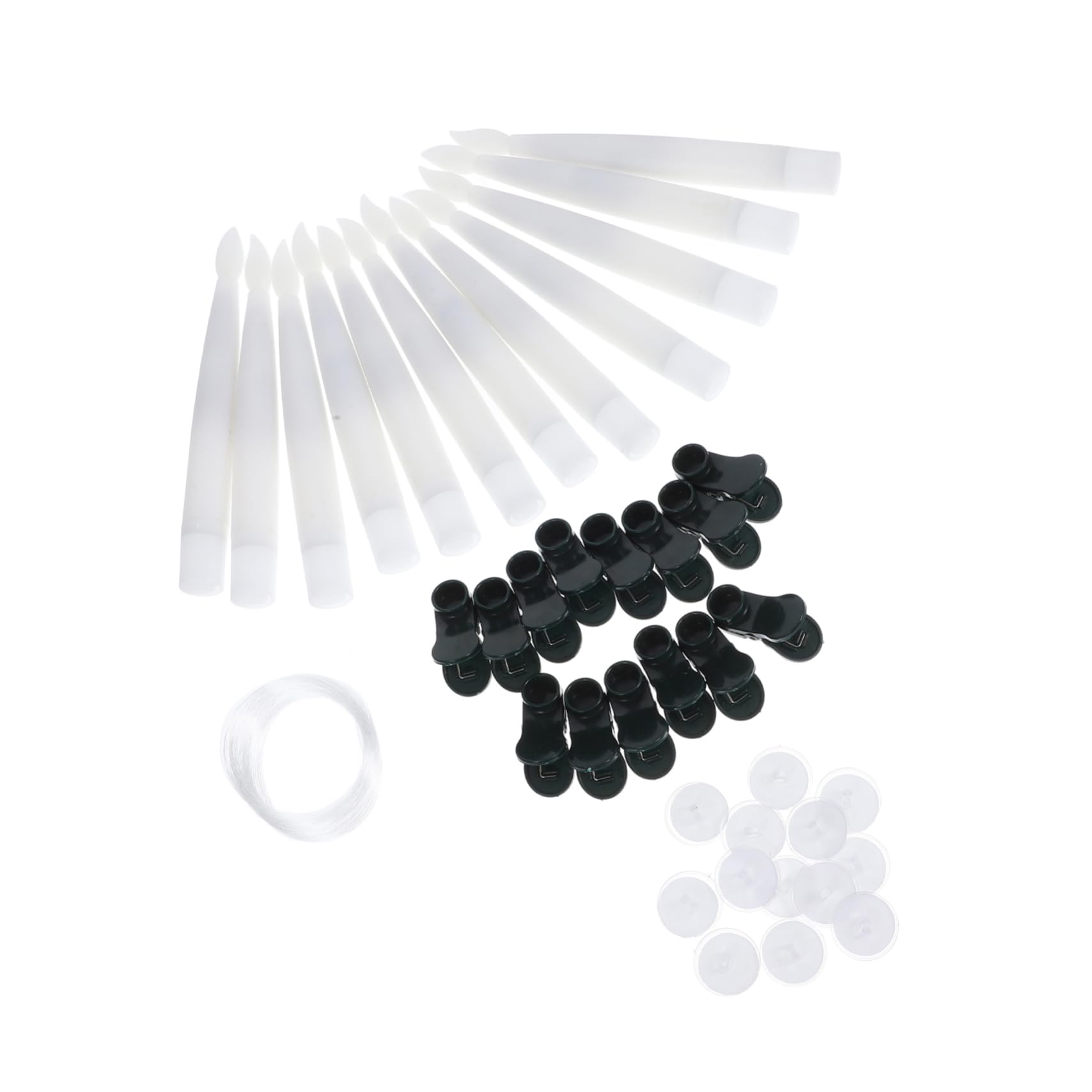 Velas LED para candelabros en pack de 12 para decoración navideña 8