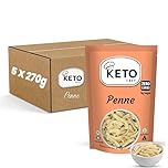 Keto Chef Vegan Penne Pasta (Pack of 5, 270g) - Konjac Slim Pasta Instant Noodle, Contains Zero Carbs & Sugar, Shirataki, Free-from, Paleo Friendly Healthy Diet Food, Ready to Eat
