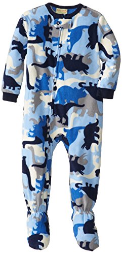 Komar Kids Little Boys' Dino Fleece Footed Blanket Sleeper