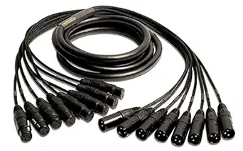 Mogami Gold 8 Channel XLR Snake Cable 10 Feet