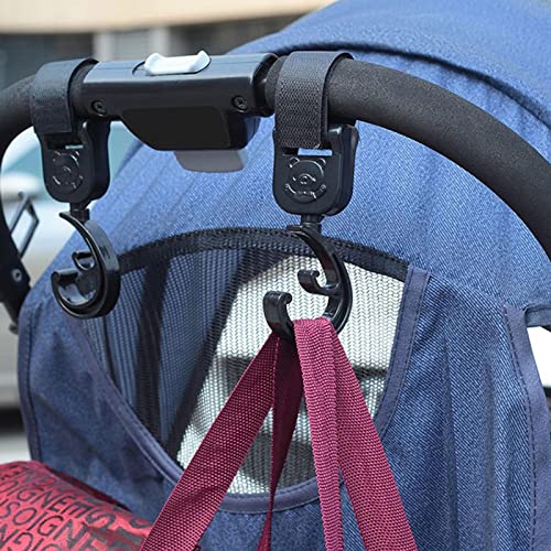 Gancho para bebê - Gancho para pendurar carrinho giratório - Clipes universais bebê com padrão urso