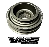 VMS Racing 94-01 Light Weight Billet Aluminum Crankshaft CRANK PULLEY Compatible with Honda Acura...