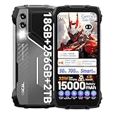 OSCAL Pilot 1 Rugged Phone,15000mAh(33W) Rugged Smartphone Unlocked,Gemini AI Android 14 Gaming Phone,IP69K Loud Speaker Military Phones, NFC,18GB+256GB/2TB Expand,Dual SIM/1 TF Slots,6.67" Display