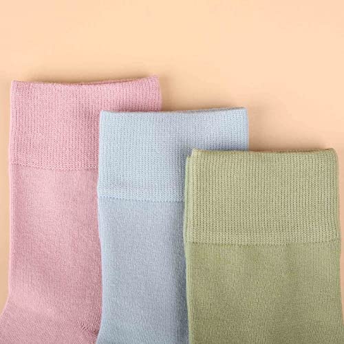 Image of FGZ Women Thin Cotton Socks Soft Cozy Socks Cute Ankle Crew Socks 5 Pairs