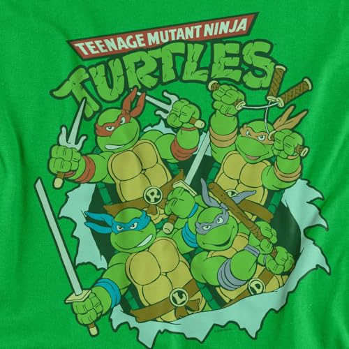 Popfunk Classic TMNT Teenage Mutant Ninja Turtles Unisex Adult T Shirt, Retro Group2