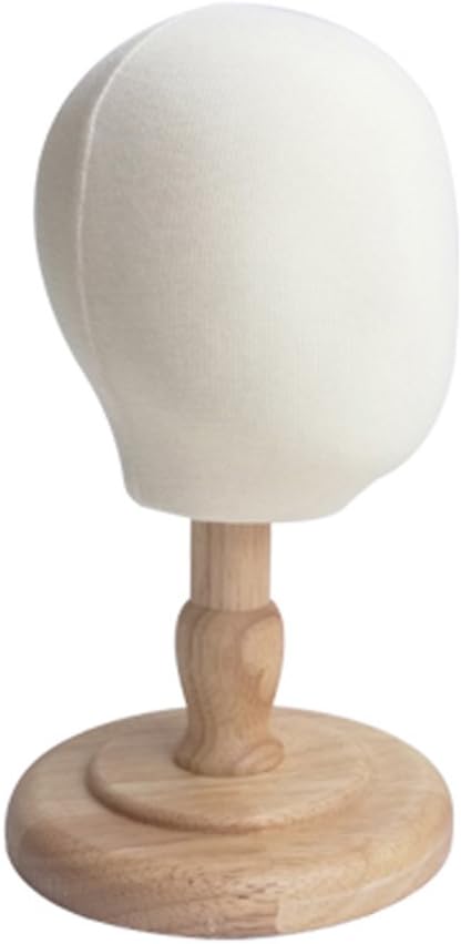 Kukin Fabric Covered Mannequin Head, Children's / Baby's Hats Display Stand (5 Years Old)