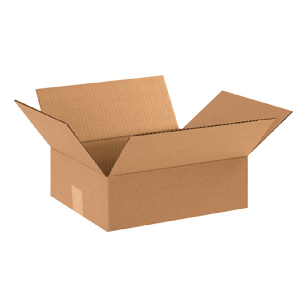 AVIDITI Shipping Boxes Flat 12"L x 10"W x 4"H, 25-Pack | Corrugated Cardboard Box for Packing, Moving and Storage