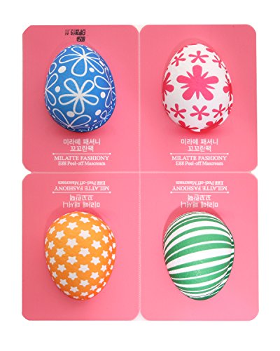 [GGO GGO RAN] Korean Beauty MILATTE FASHIONY EGG PEEL-OFF MASCREAM 8g X 4Ea