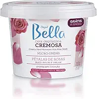 Cera Cremosa para Micro-ondas Depil Bella Pétalas de Rosas 200 g