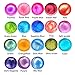 NODDWAY Metallic Color Shift Pigment Powder 18 Colors Pearl Fine Mica Powder, Epoxy Resin Dye for Resin Jewelry Art, Tumbler Making,DIY Slime
