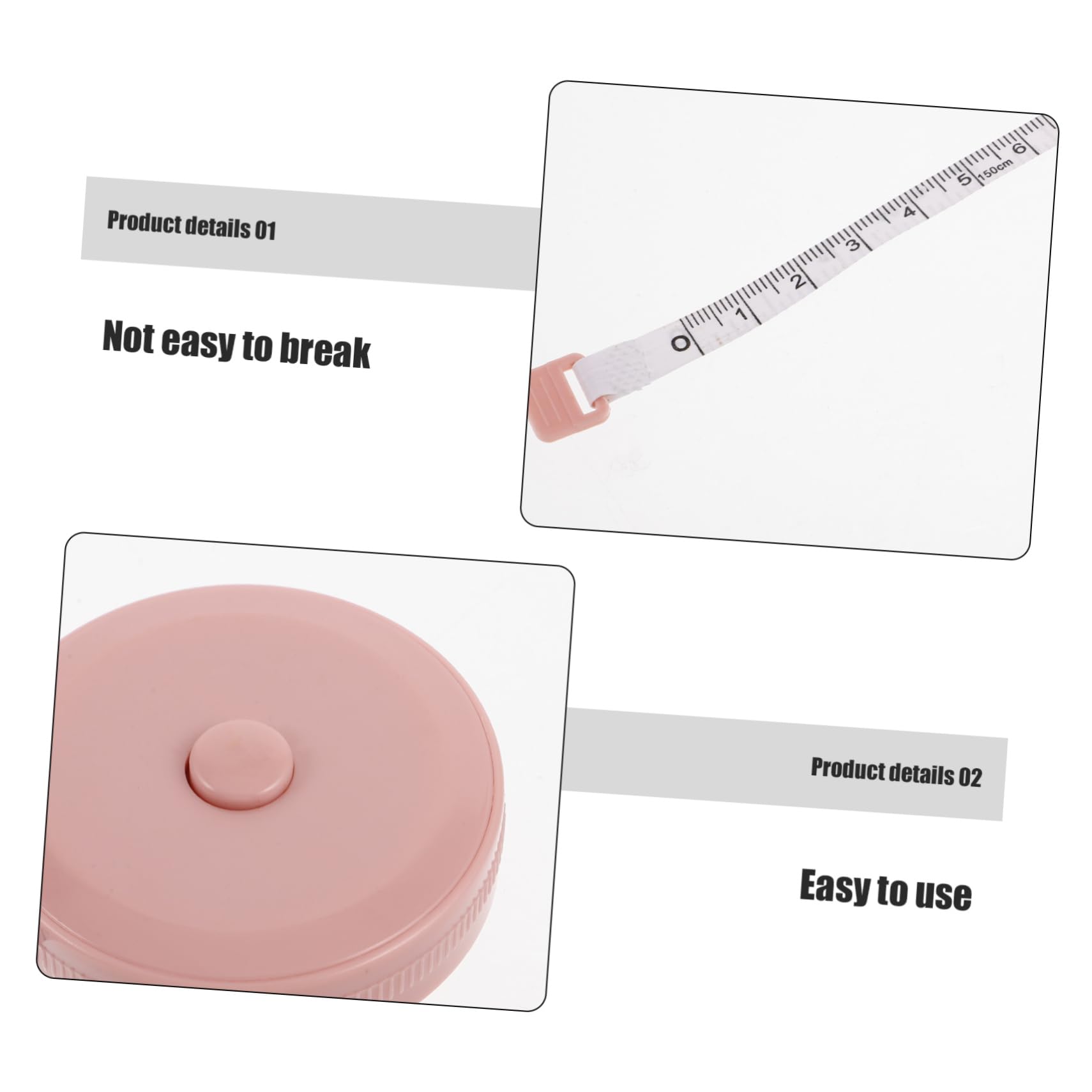 ARTIBETTER 3 Series Cinta Métrica Corporal Retráctil Para Flexible Y Portátil Con Botones Medición Precisa Para Costureras Y Manualidades 8 Piezas X 3