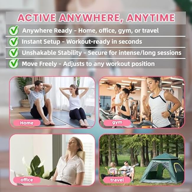 Pelvic Floor Exercise Device, Thigh Master Thigh Exerciser, Adjustable Resistance1-18kg(40lbs) & LED Smart Counter, 360¡ãInner Thigh Exerciser, Pelvic Floor Trainer Woman for Home Gym, Light Pink