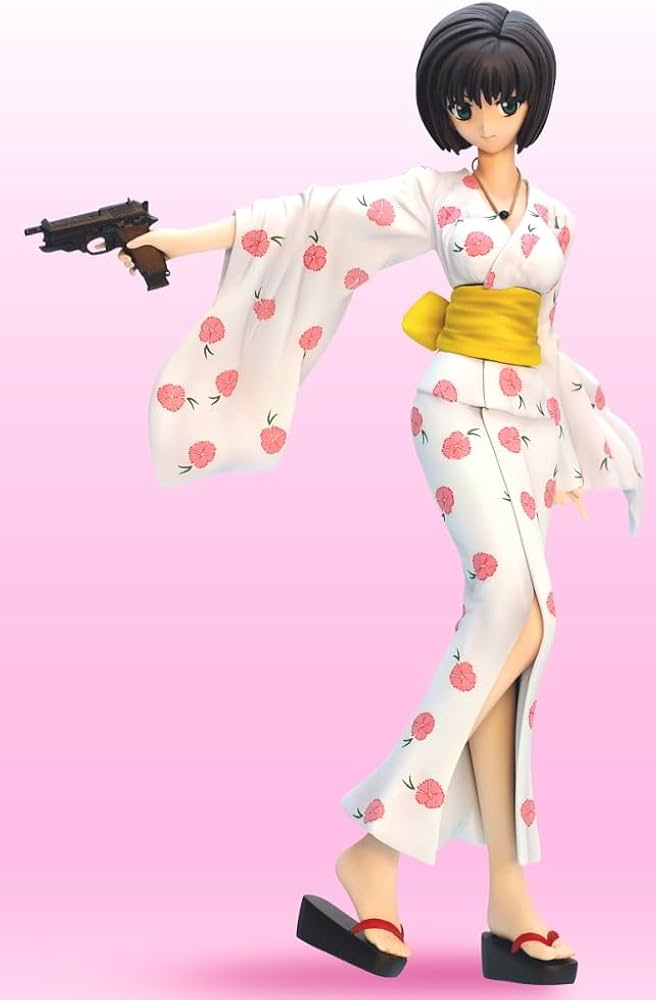 ミナツキ・サヤフィギュアブラックキャットフィギュアグリフォン浴衣