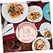 MAGICLULU 1set Birthday Party Dessert Plates Napkins Disposable Appetizer Dessert Tableware for Celebrations Weddings Special Occasions