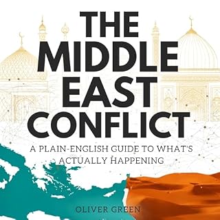 Diseño de la portada del título The Middle East Conflict