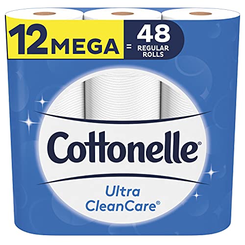 Cottonelle Ultra CleanCare Toilet Paper, Strong Bath Tissue,...