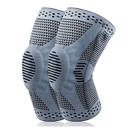 Professional Knee Brace Pure Support Knee Brace Sleeve | with Strap Compression Patella Stabilizer for Meniscus Tear | Arthritis Pain| Crossfit | Sports | Gym | Women | Men(1pair?) Joint Pain Relief