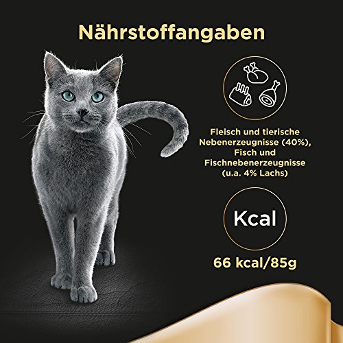 SHEBA Schale Nassfutter für Katzen Delikatesse in Gelee mit Lachs 2 x 11 x 85g (Packung mit 2) – Ansicht 6