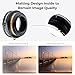 K&F Concept Lens Mount Adapter EOS-M4/3 IV Manual Focus Compatible with Canon (EF/EF-S) Lens and Micro Four Thirds (M4/3) Mount Camera Body