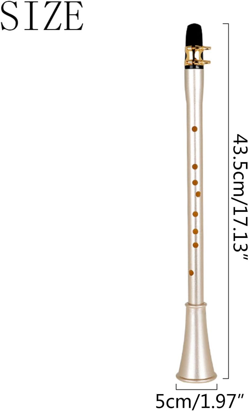 Small E-Flat Saxophone Woodwind Instrument Pocket Saxophone Portable Simple Sax For Adult Students Beginners