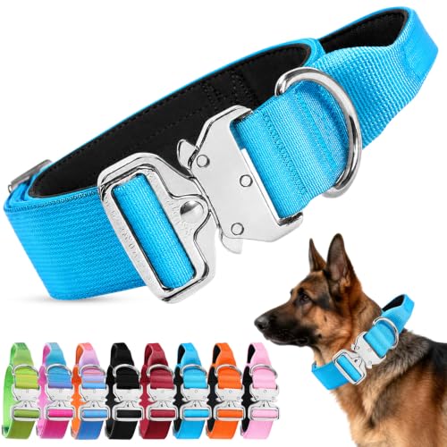 Ledeak Taktisches Hundehalsband mit Griff für Große und Mittelgroße Hunde