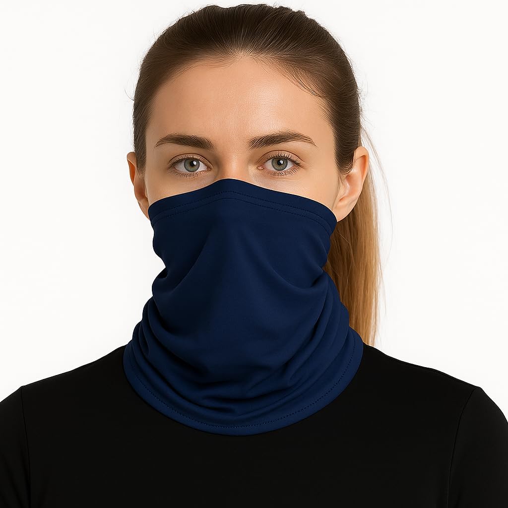 Neck Gaiter Face Cover 2-Pack – Breathable Seamless Lightweight sun protection