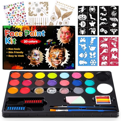 Face Painting Kit for Kids - Non Toxic and Washable