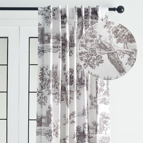 Maison d' Hermine Curtains for Living Room 100% Cotton 50"x124" (Pack of 1)