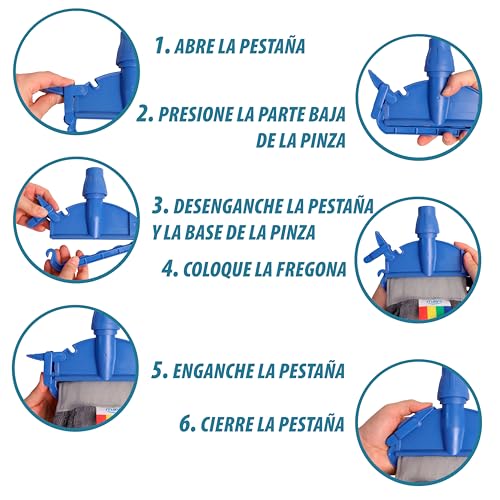 Maya Professional Tools 08081 Profi-Wischmopp, Mikrofaser