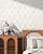 Modern Peel and Stick Wallpaper 17.3''×78.8'' Self Adhesive Wallpaper Boho Contact Paper Beige and White Geometric Wall Paper Removable Decorative Wallpapers for Bedroom Bathroom Cabinets Decor Vinyl