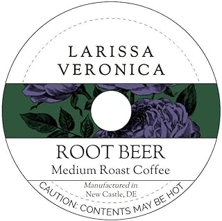 Root Beer Medium Roast Coffee (Single Serve K-Cup Pods) (Gourmet, Naturally Flavored, Whole Coffee Beans) (12 pods, ZIN: 574408)